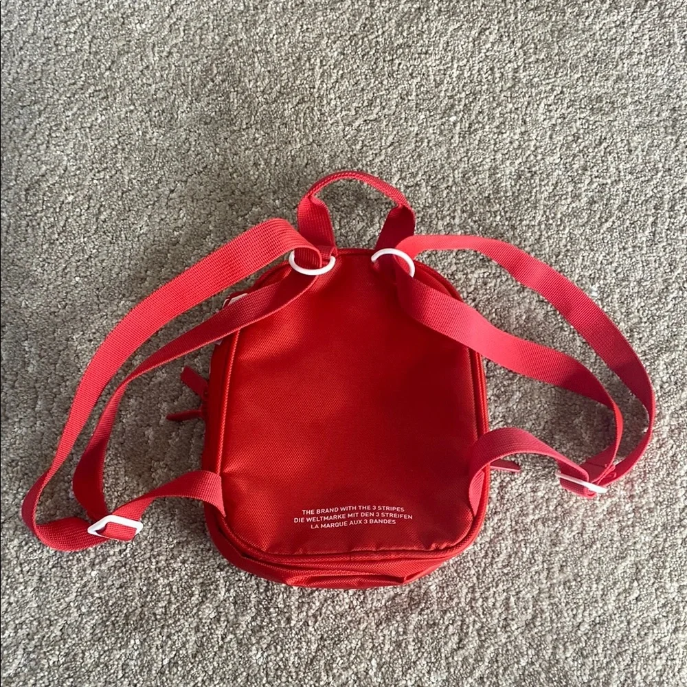 Adidas Red Mini Backpack Bold Sporty Accessory
